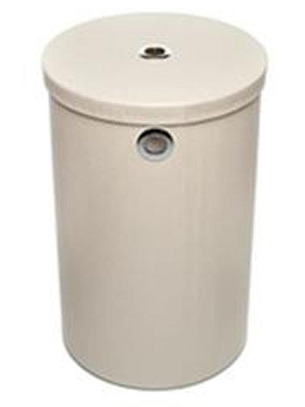 Изображение товара Корзина для белья круглая Camelos, бежевый/хром, PLH-R