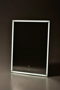 Изображение товара Зеркало Sintesi Kanto 60 x 80 см, с Led подсветкой, хром матовый, SIN-SPEC-KANTO-cromo-60