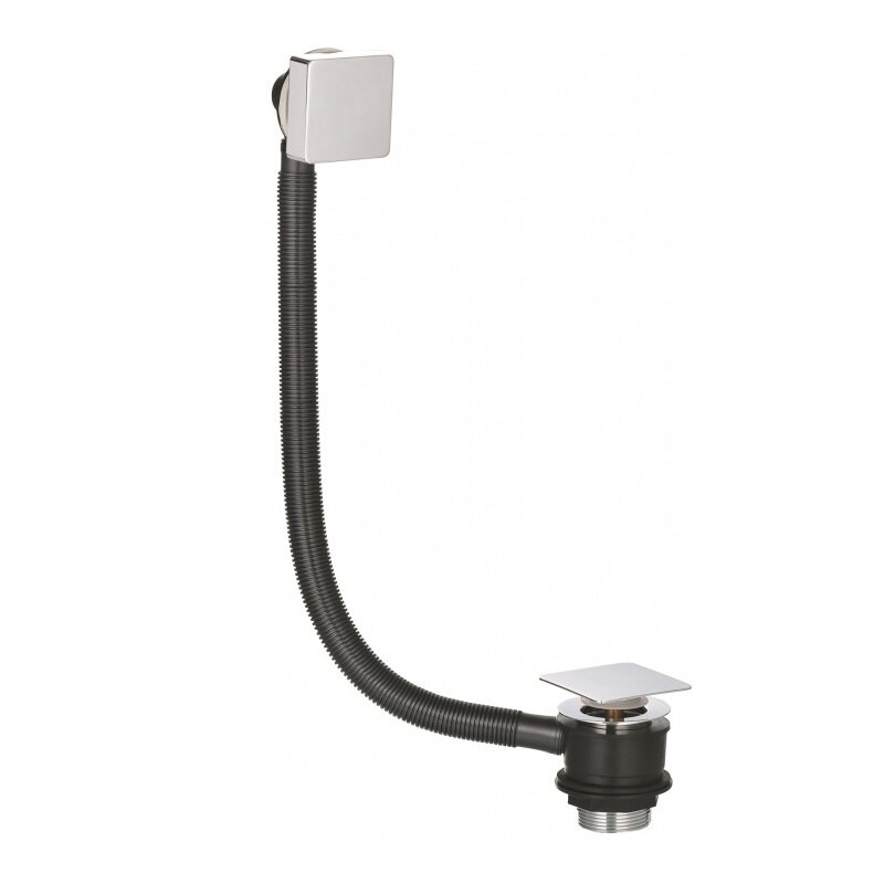 Изображение товара Слив-перелив для ванн Allen Brau Infinity Square хром автоматический 85 см