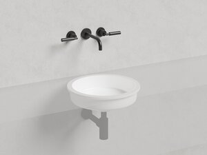 Изображение товара Раковина встраиваемая Salini Marea 05, 1802205M, 42 х 42 х 13.8, S-stone, цвет белый матовый