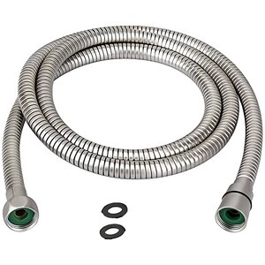 Изображение товара Душевой шланг Allen Brau Priority 100 см стальной никель брашированный антиперекручивание