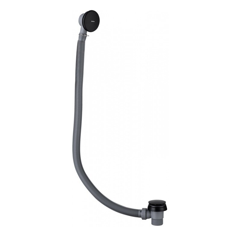 Изображение товара Слив-перелив для ванн Allen Brau Priority Round Click-Clack черный матовый