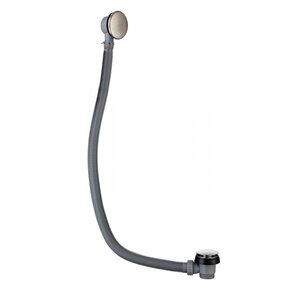 Изображение товара Слив-перелив для ванн Allen Brau Priority Round, Click-Clack, никель брашированный, 5.31027-BN