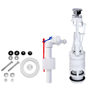 Изображение товара Моноблочный сливной механизм Styron с регулировкой уровня воды