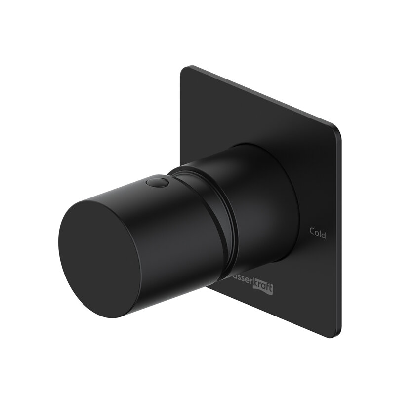 Изображение товара Смеситель скрытого монтажа WasserKRAFT Elbe, для душа, черный, 7452
