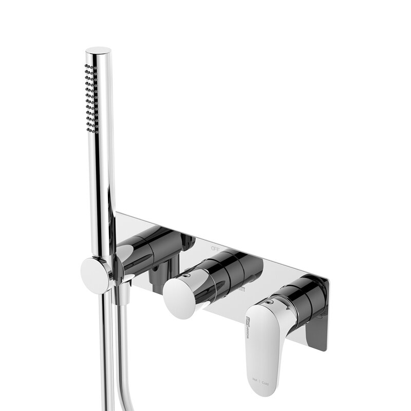 Изображение товара Смеситель скрытого монтажа WasserKRAFT Dinkel, для душа, с душевым гарнитуром, хром, 5877 Изображение товара Смеситель скрытого монтажа WasserKRAFT Dinkel, для душа, с душевым гарнитуром, хром, 5877