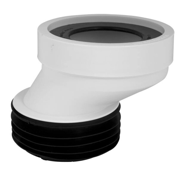 Изображение товара Манжета Styron для унитаза со смещением 40 мм 110 мм белая