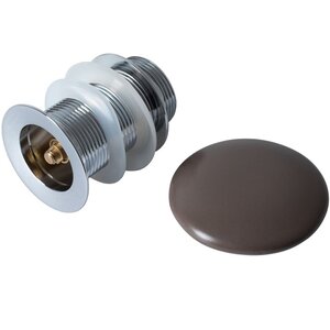 Изображение товара Донный клапан Allen Brau Priority Click-clack 1 1/4 без перелива, коричневый, 5.11001.TP