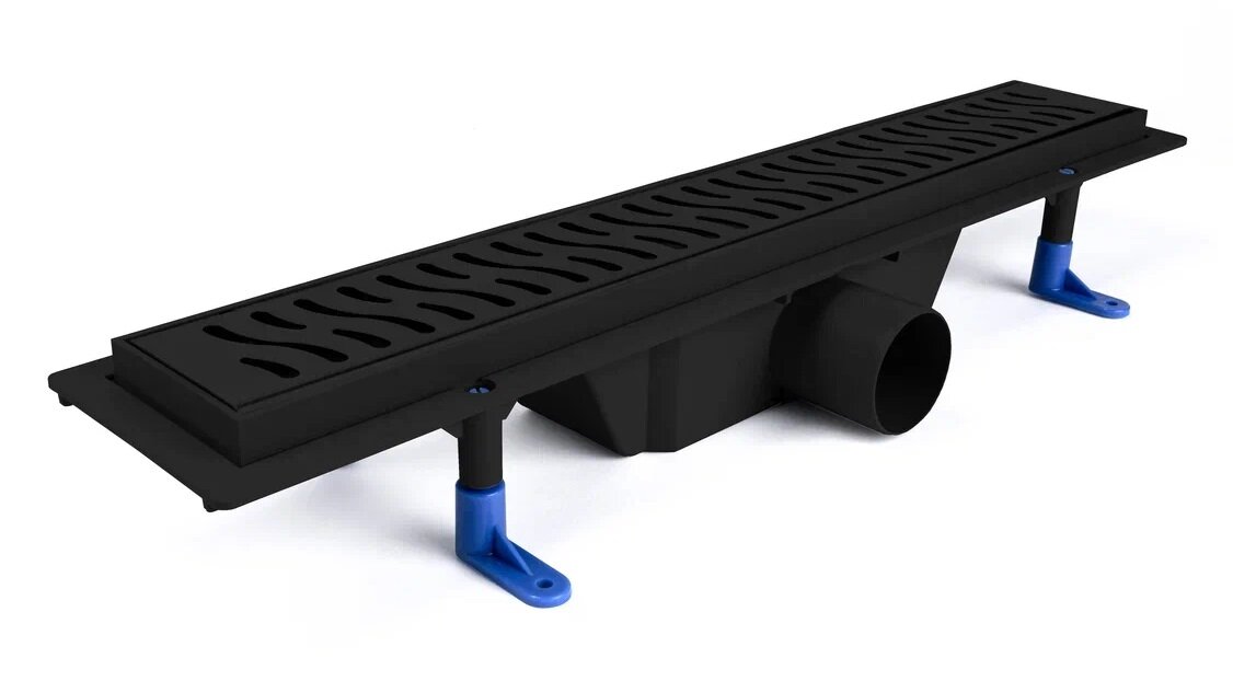 Изображение товара Водоотводящий желоб Styron для перфорированной решетки 50 см с порогами