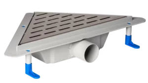 Изображение товара Угловой водоотводящий жёлоб Styron с решёткой STY-MF