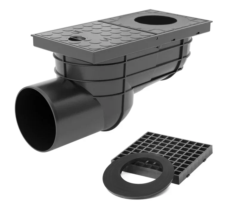 Изображение товара Ливнеотвод Styron с боковой подводкой 110 мм KV-110-B