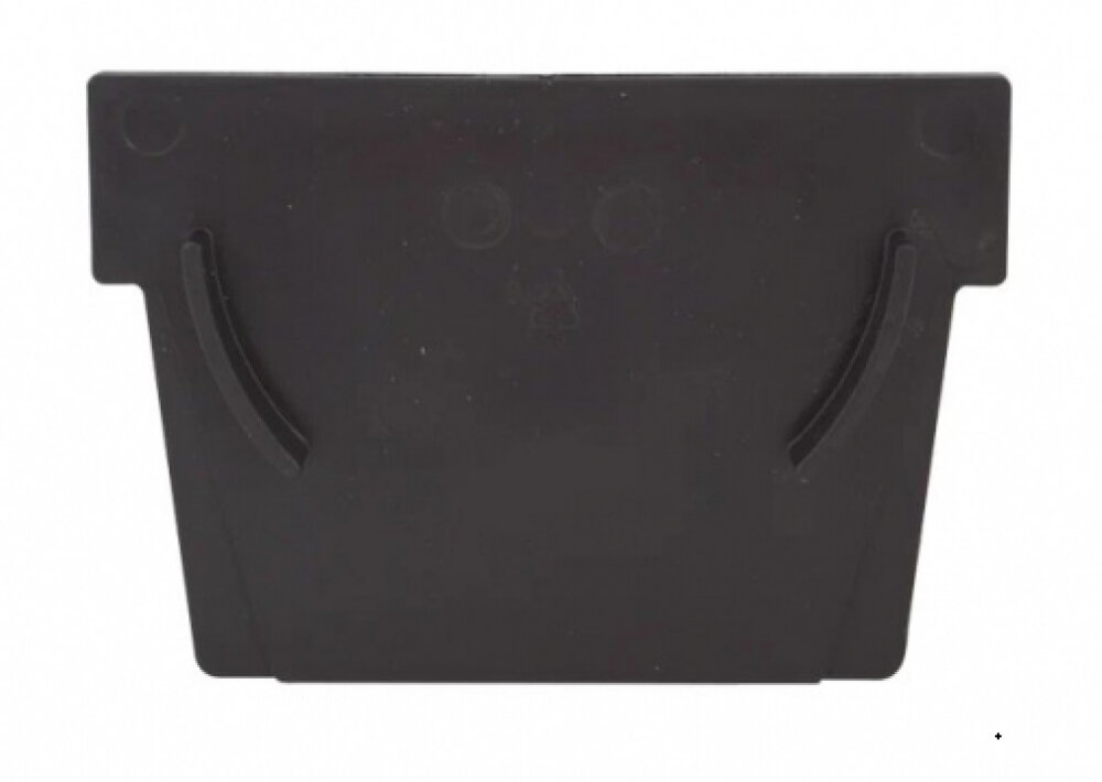 Изображение товара Конечный закрывающий элемент желоба Styron STY-902 черный пластик 12.7 см