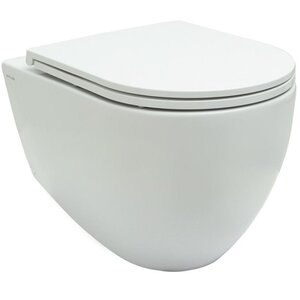 Изображение товара Подвесной безободковый унитаз Allen Brau Reality 4.32006.20 в белом глянце