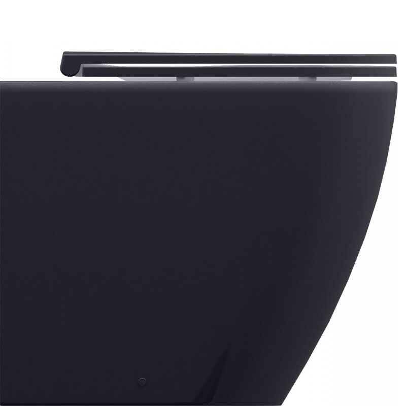 Изображение товара Приставной унитаз Allen Brau Reality безободковый серый антрацит 4.32004.AN