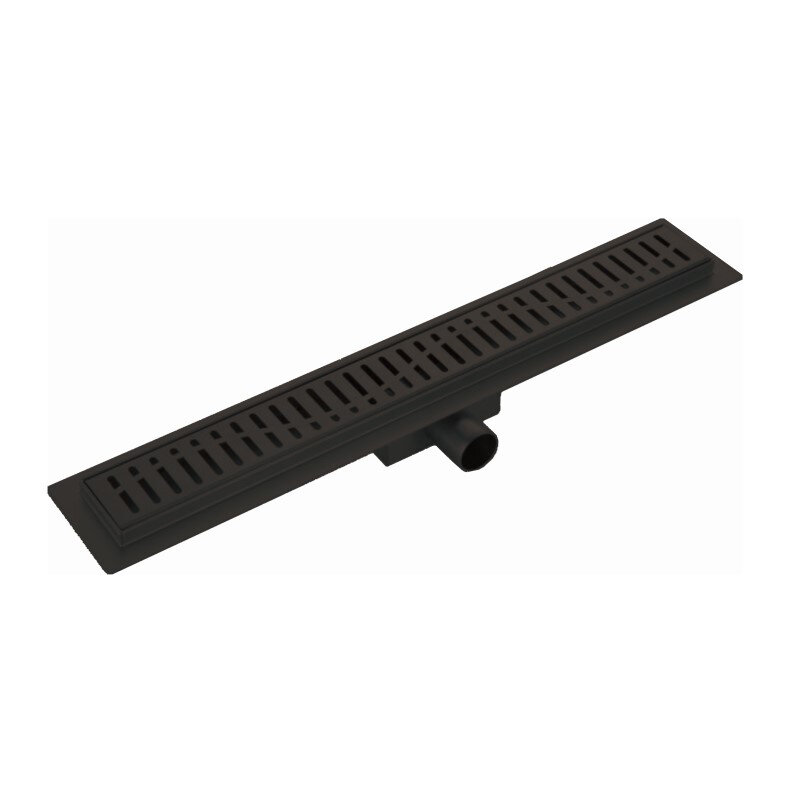 Изображение товара Душевой лоток Haiba 60 см черный HB93600-7 с регулируемым длиной и комплектом