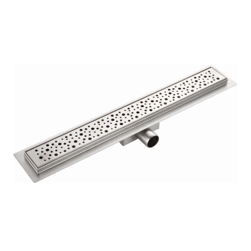 Изображение товара Дренажный канал Haiba 60 см сатин нержавеющая сталь с комбинированным затвором