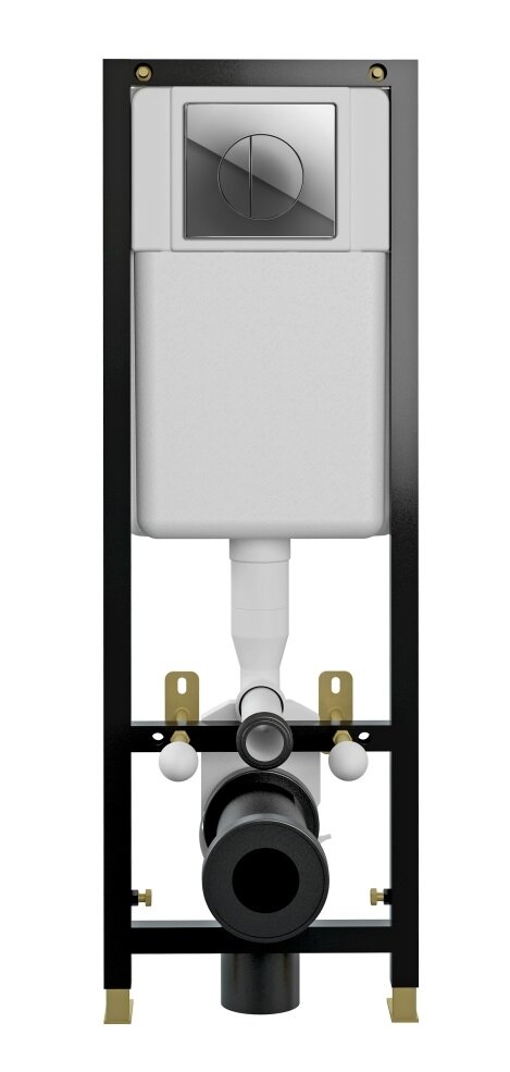 Изображение товара Инсталляция Cersanit Black 35 для подвесного унитаза с двухрежимным сливом