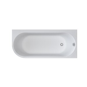 Изображение товара Ванна акриловая Marka One Alisa MG 170х75 см, асимметричная, правая/левая