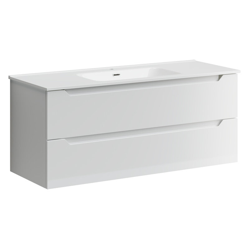 Изображение товара Тумба под раковину Sancos Norma 2.0 120 подвесная белый глянец