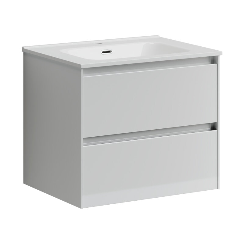 Изображение товара Подвесная тумба под раковину Sancos Cento CN60W 60 см белый глянец