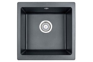 Изображение товара Кухонная мойка Granula GR-4451 4451sv черный матовый 2 раковины