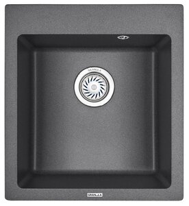 Изображение товара Кухонная мойка Granula GR-4651 4651bg из нержавеющей стали черная матовая 46,5 см