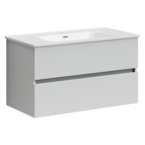 Изображение товара Тумба под раковину Sancos Urban UR90W 90, подвесная, белый глянец