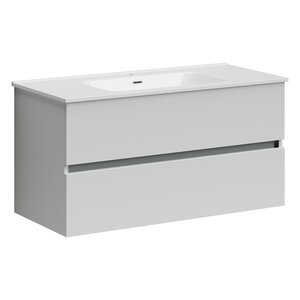 Изображение товара Тумба под раковину Sancos Urban 100, подвесная, белый глянец, UR100W