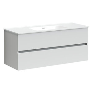 Изображение товара Тумба под раковину Sancos Urban 120, подвесная, белый глянец, UR120-1W