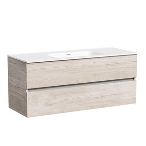 Изображение товара Тумба под раковину Sancos Urban 120, подвесная, дуб галифакс натуральный, UR120-1EG