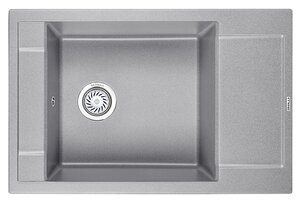 Изображение товара Кухонная мойка Granula GR-7806 базальт 78х50 см накладная угловая