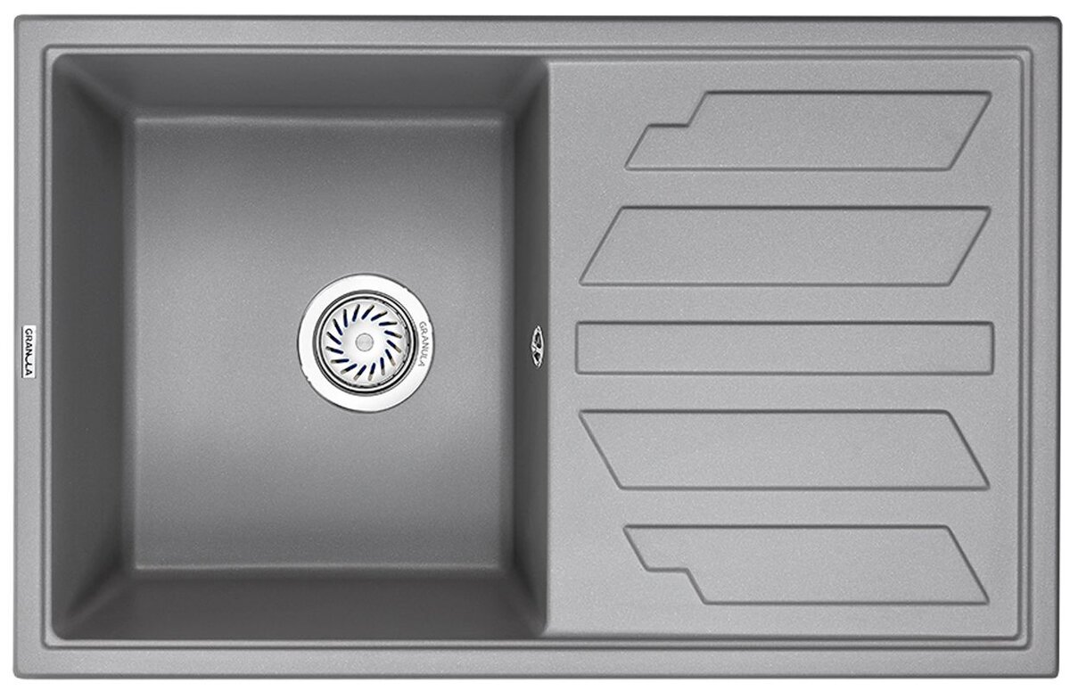 Изображение товара Кухонная мойка Granula GR-8002 8002al, алюминиум