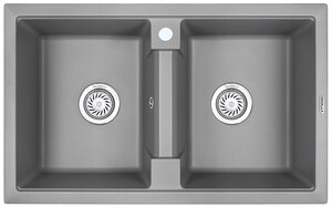 Изображение товара Кухонная мойка Granula GR-8101 8101al из алюминия серого цвета