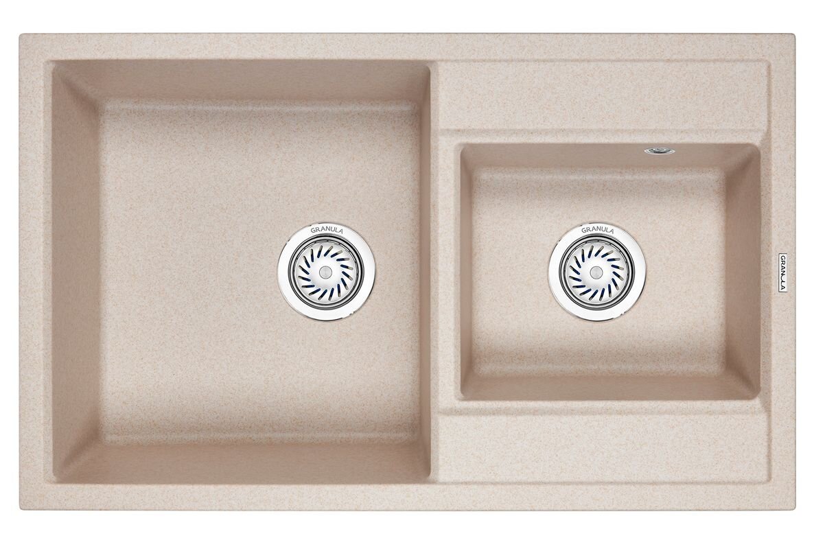 Изображение товара Кухонная мойка Granula GR-8201 с дополнительной раковиной