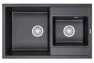 Изображение товара Кухонная мойка Granula GR-8201 8201sv, шварц