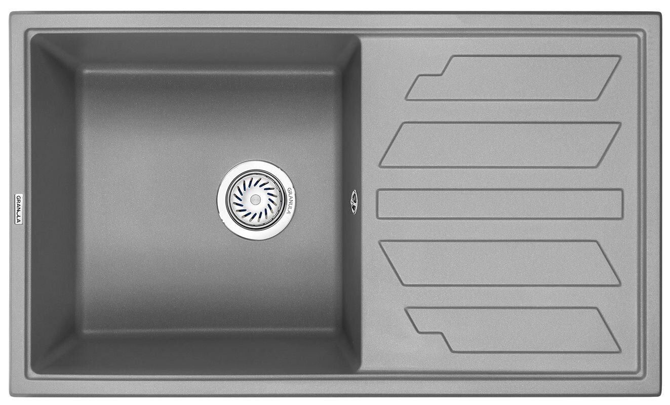 Изображение товара Кухонная мойка Granula GR-8601 8601al, алюминиум