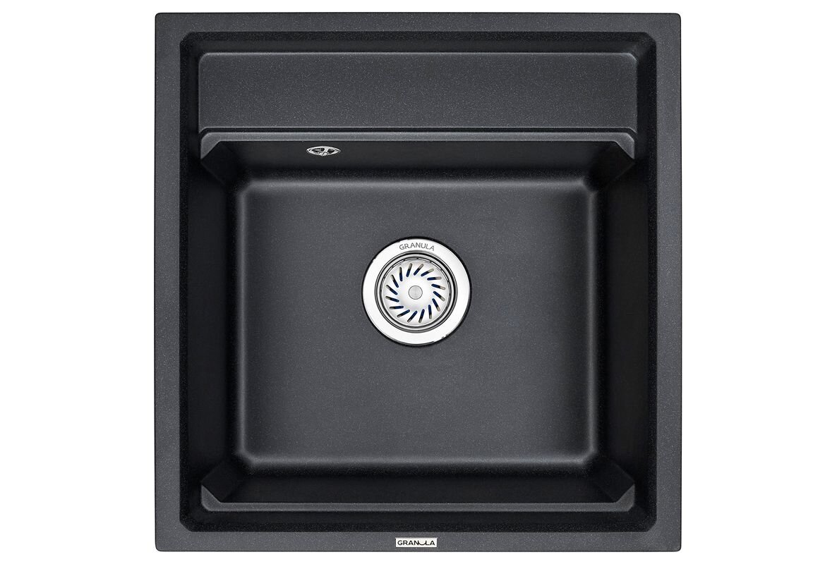 Изображение товара Кухонная мойка Granula Kitchen Space 50 см, чёрный