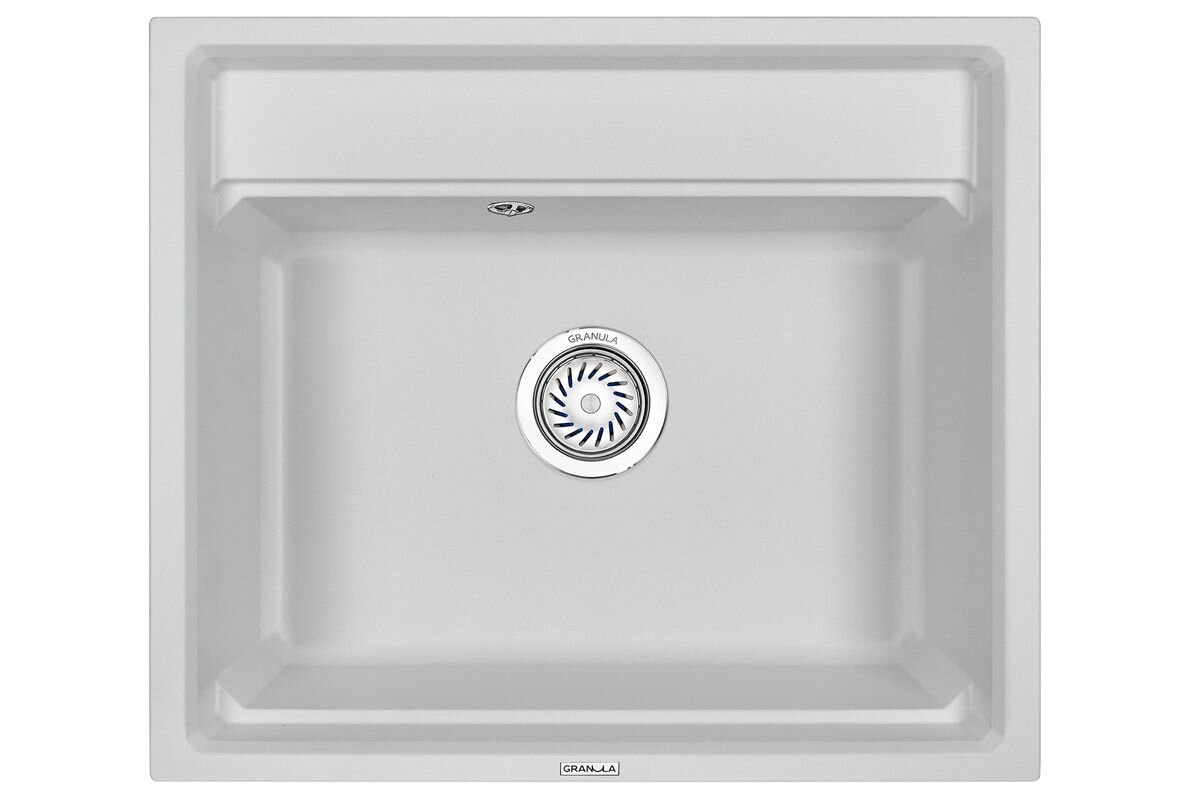 Изображение товара Кухонная мойка Granula Kitchen Space 60 см, 6003, арктик Изображение товара Кухонная мойка Granula Kitchen Space 60 см, 6003, арктик