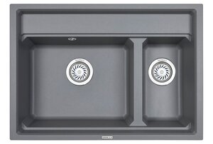 Изображение товара Кухонная мойка Granula KS-7302 7302al алюминий двухчашевая матовая Россия