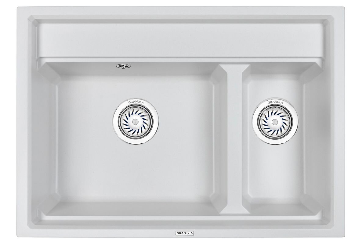 Изображение товара Кухонная мойка Granula Kitchen Space 75 см, арктик, 7302