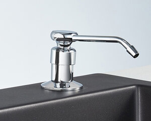 Изображение товара Дозатор встраиваемый для жидкого мыла кухонный Granula GR-01 D 01D, хром