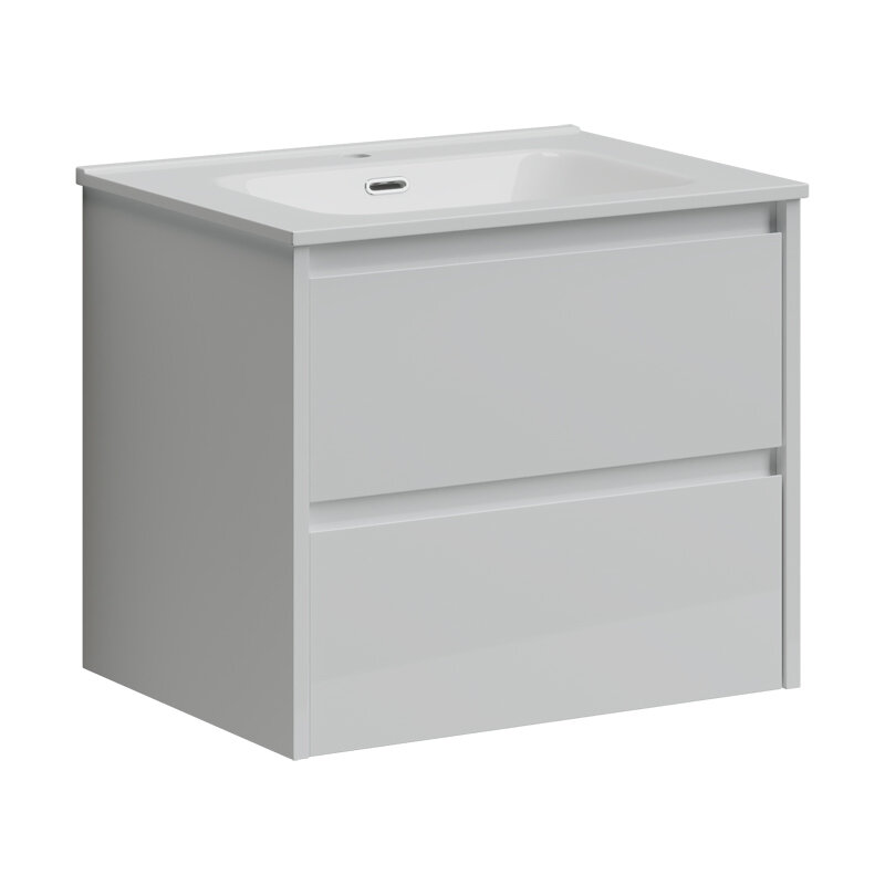 Изображение товара Тумба под раковину Sancos Libra LB60W 60, подвесная, белый глянец Изображение товара Тумба под раковину Sancos Libra LB60W 60, подвесная, белый глянец