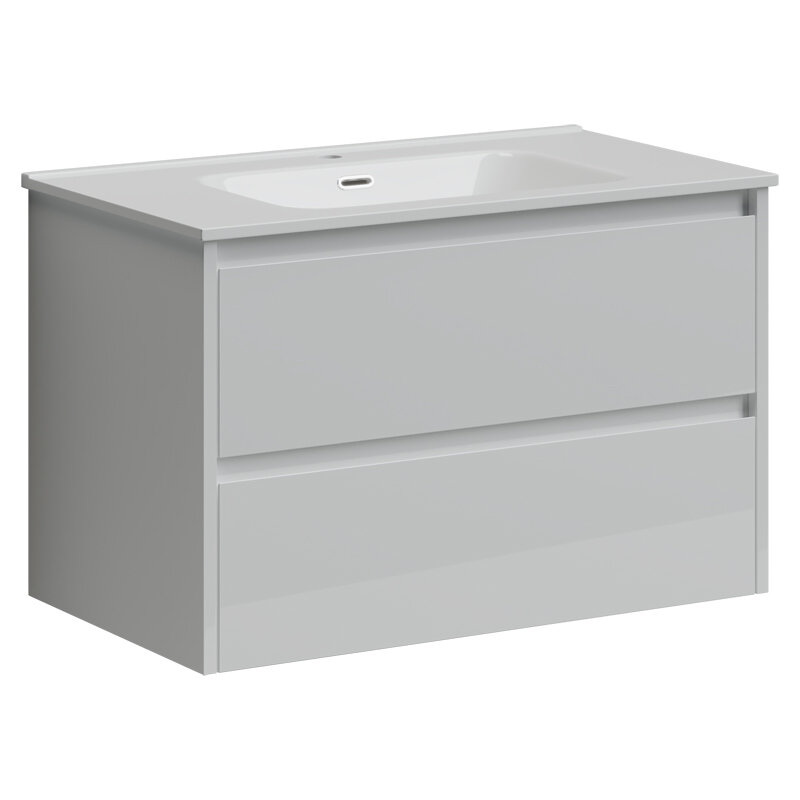 Изображение товара Тумба под раковину Sancos Libra LB80W 80 белый глянец