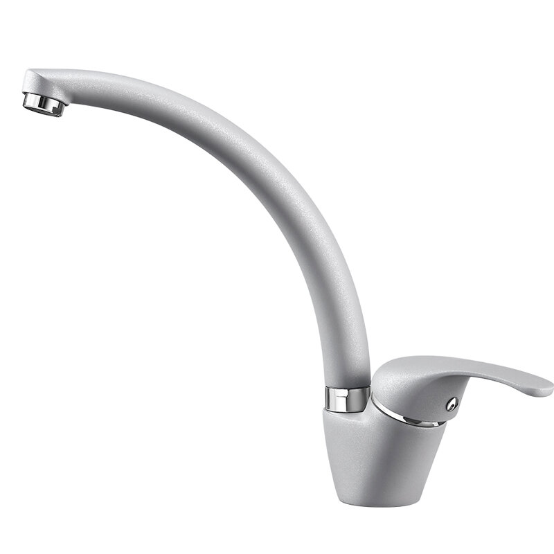 Изображение товара Смеситель для кухонной мойки Granula GR-2024 2024al с поворотным изливом и покрытием под гранит