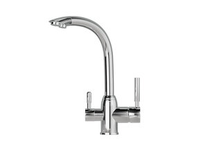 Изображение товара Смеситель Granula GR-2167 для кухонной мойки, с подключением к фильтру, 2167, Хром