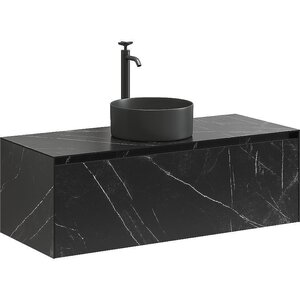 Изображение товара Тумба под раковину Sancos Stone 120, подвесная, Nero Marquina (черный мрамор), ST120NM