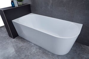 Изображение товара Ванна акриловая Vincea 150 x 75 см, слив-перелив в комплекте, белый, левая/правая