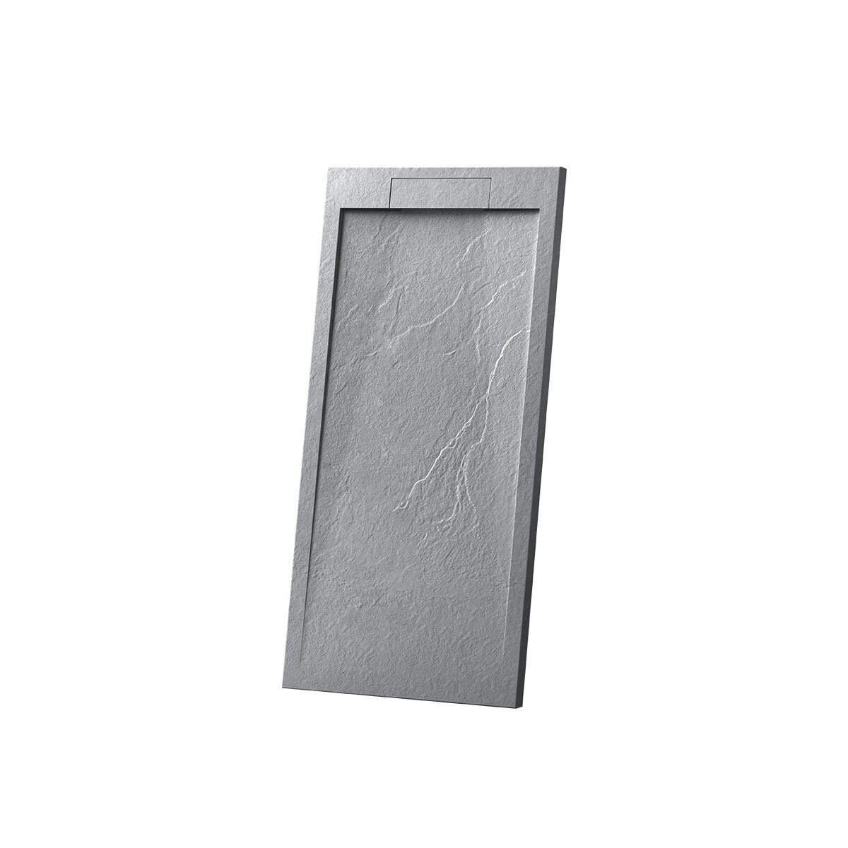 Изображение товара Душевой поддон Vincea VST-4SRL 100x80 см из искусственного камня низкий серый