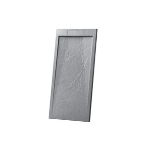 Изображение товара Душевой поддон Vincea VST-4SRL 100x80 см из искусственного камня низкий серый