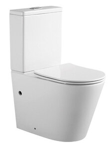 Изображение товара Напольный унитаз Aquatek Вега AQ2904-00, безободковый, с сиденьем микролифт (выставочный образец, отсутсвует упаковка)